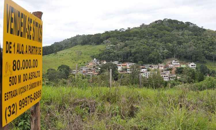 Degradação das áreas de proteção compromete abastecimento de água em Minas - Juarez Rodrigues/EM/D.A Press