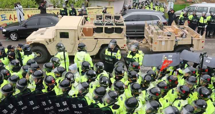 China pede suspensão imediata de escudo antimísseis dos Estados Unidos na Coreia do Sul - AFP / YONHAP