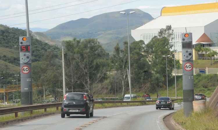 Rodovias estaduais mineiras terão 393 radares até fim do 1º semestre - Paulo Filgueiras/EM/D.A PRESS