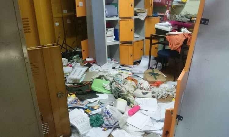 Saque a escola de Itabira causa prejuízo de R$ 70 mil - Átila Lemas/Divulgação