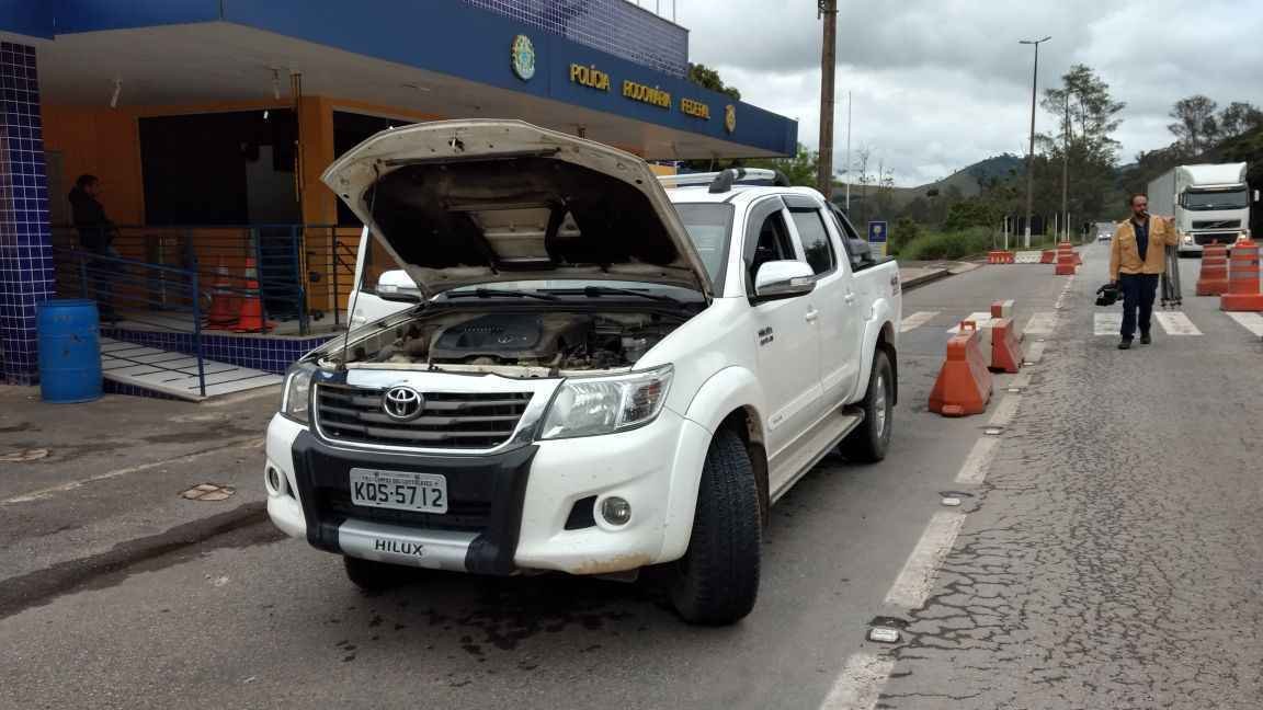 PRF recupera veículo clonado que havia sido roubado em 2015 - Divulgação/PRF