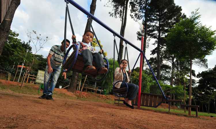 Frequentadores do Parque Jacques Cousteau comemoram reabertura  - Ramon Lisboa/EM/D.A PRESS