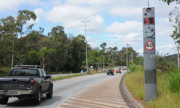 Mais 14 radares serão ligados nas rodovias estaduais de MG  - Paulo Filgueiras/EM/D.A PRESS