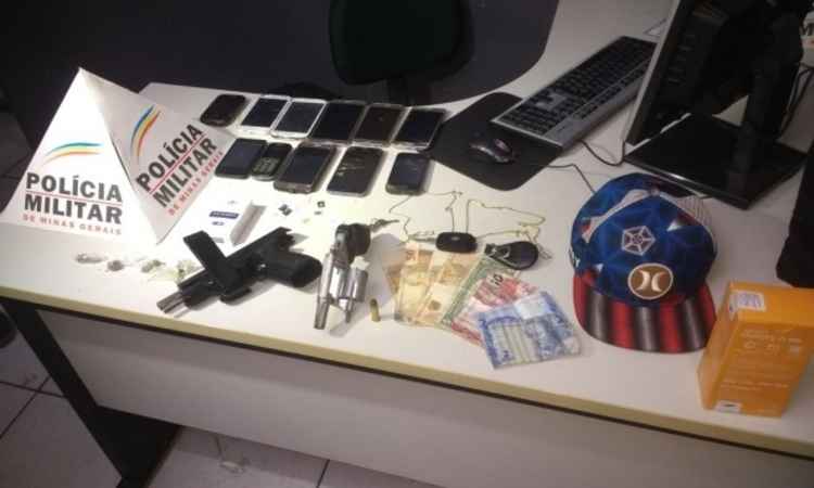 Jovens são presos por série de assaltos com Uber roubado em Santa Luzia  - Polícia Militar/ Divulgação