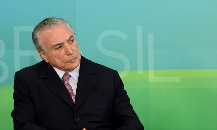 OAB entrega hoje à Câmara pedido de impeachment de Temer - Evaristo Sá/AFP