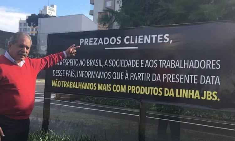 Churrascaria de Curitiba anuncia boicote às carne da JBS - Reprodução Facebook