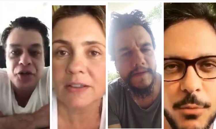 Artistas divulgam vídeos chamando povo para show das Diretas Já em Copacabana - Reprodução internet