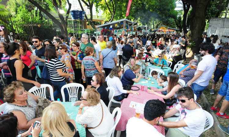 Festa Portuguesa movimenta ruas do Bairro Cidade Jardim, em BH - Gladyston Rodrigues/EM/D.A PRESS