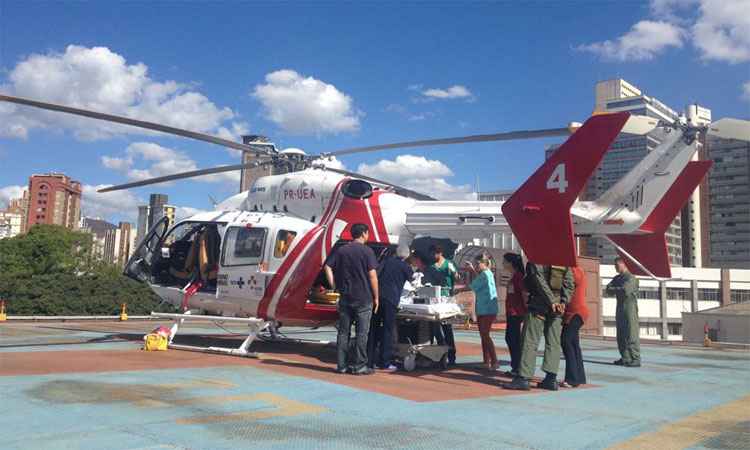 Menina de 7 anos escala poste e é eletrocutada em Minas Novas - CBMMG/Divulgação