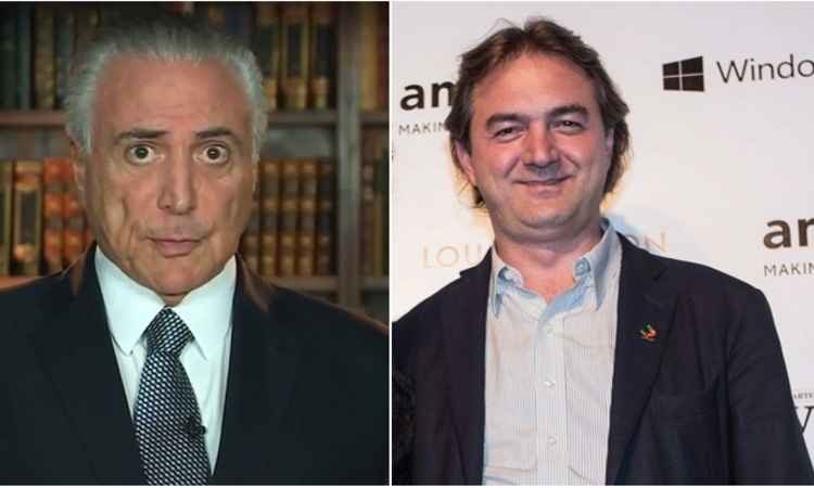 PF conclui perícia de gravação entre Michel Temer e Joesley Batista - Reprodução TV/Vanessa Carvalho/AFP/Reprodução