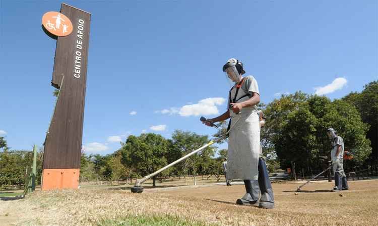 Parque Ecológico da Pampulha reabre amanhã; manutenção busca evitar carrapatos - Beto Novaes/EM/DA Press
