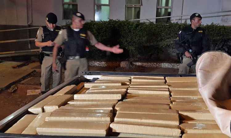 PM apreende 1.200 quilos de maconha na Região Oeste de BH  - Marcos Vieira/EM/D.A Press