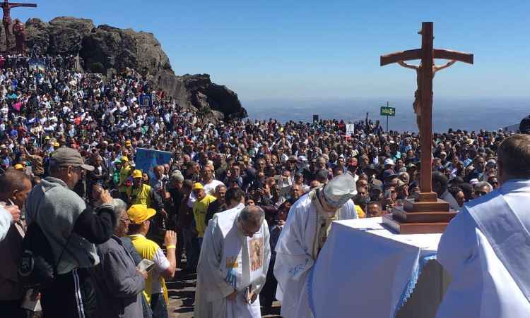 Peregrinação Mineira do Terço dos Homens reúne 15 mil fiéis na Serra da Piedade - Arquidiocese de BH/Divulgação