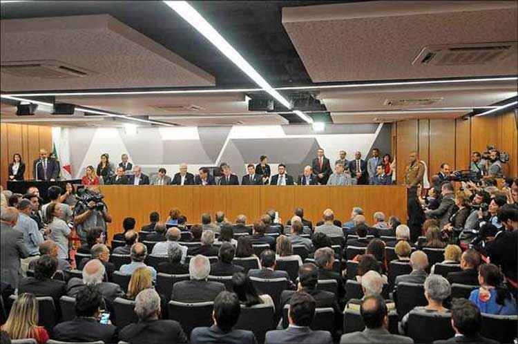 Homenagem a José Alencar gera críticas ao governo Temer - Leandro Couri/EM/D.A Press