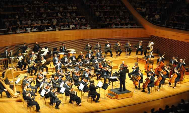 Orquestra Filarmônica realiza concerto especial para alunos de escolas públicas - Ramon Lisboa/EM/D.A.Press