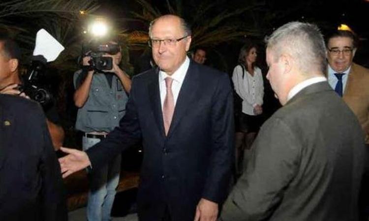 De olho na Presidência, governador Geraldo Alckmin manda indireta a Doria em BH - Marcos Vieira/EM/D.A Press