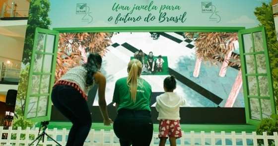 O campo chega à cidade: SENAR leva exposição de realidade aumentada ao Shopping Rio Sul - Dino