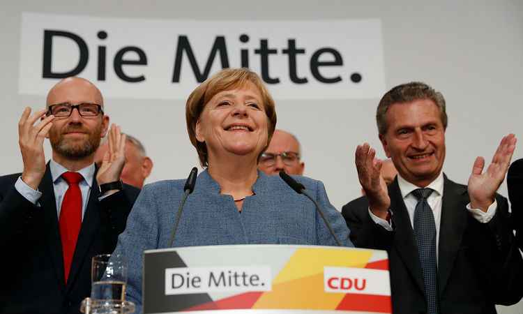 Partido da primeira ministra Angela Merkel vence as eleições na Alemanha - / AFP / Odd ANDERSEN