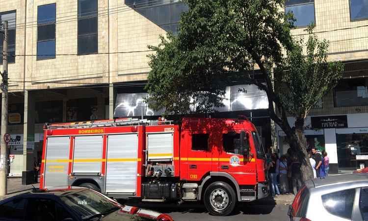 Bombeiros evacuam Shopping Barroca após princípio de incêndio  - Corpo de Bombeiros/Divulgação