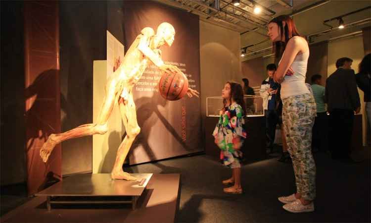 Exposição Fantástico Corpo Humano é prorrogada em Belo Horizonte - Edésio Ferreira/EM/DA Press