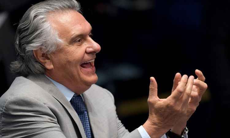 Ronaldo Caiado cai de mula e desfalca votação de caso Aécio no Senado  - / AFP / EVARISTO SA 