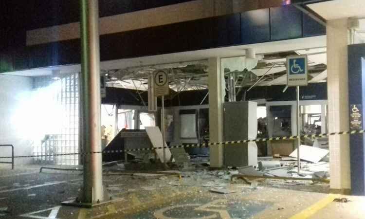 Protocolo define ações de forças de segurança contra explosão de caixas eletrônicos em Minas - PM/Divulgação - 12/07/2017