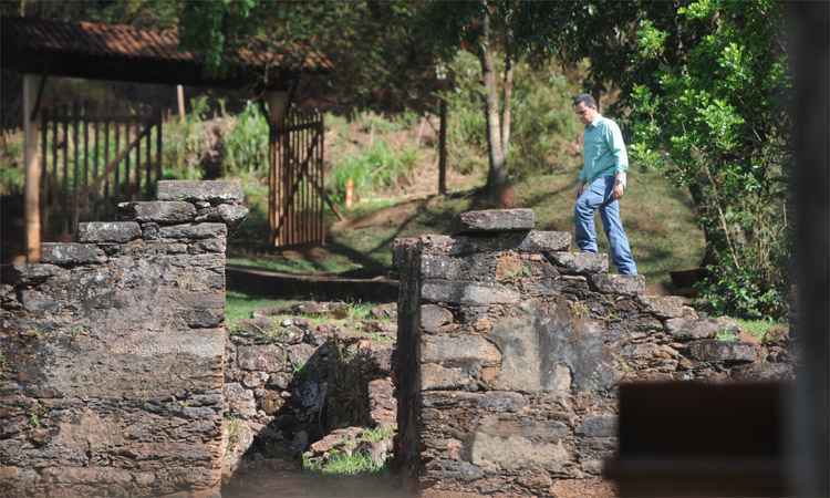Viagem no tempo 360º: ruínas do Ciclo do Ouro em Minas podem ser visitadas pela internet - Marcos Vieira/EM/DA Press