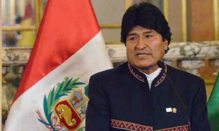 Morales cancela visita ao Brasil por causa de internação de Temer - AFP / CRIS BOURONCLE