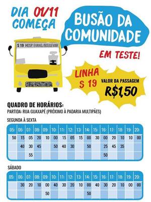 Ônibus fará transporte do Aglomerado da Serra ao Santa Tereza  - Internet/ Reprodução/ Facebook