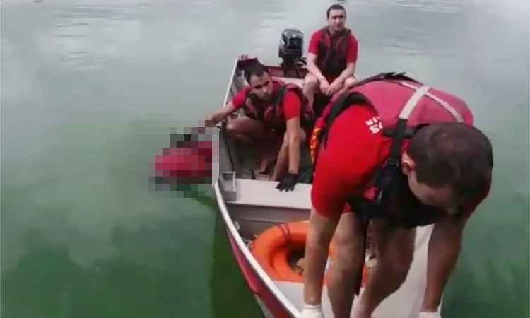 Corpo é encontrado boiando na Lagoa da Pampulha - Corpo de Bombeiros/Divulgação