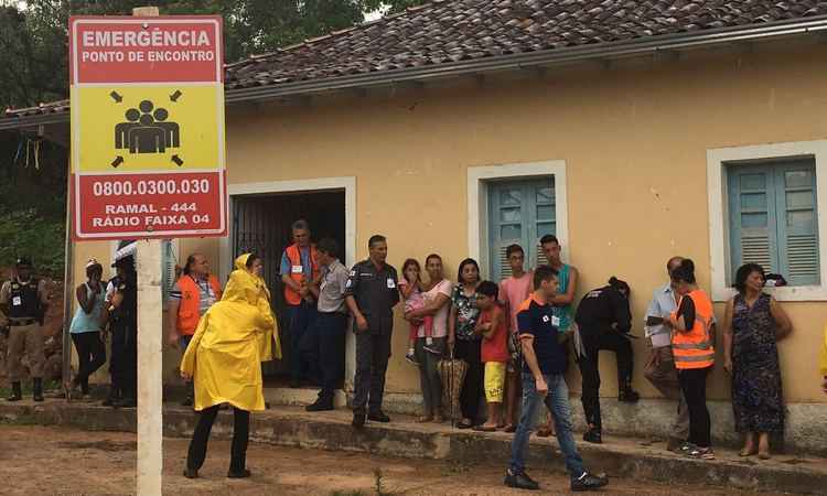Moradores de Mariana e Barra Longa participam de simulaçao de desastre - Arquivo Samarco/Divulgação