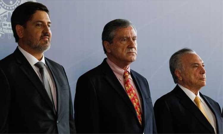 Segóvia toma posse e diz que combate à corrupção é prioridade - Marcos Corrêa/PR