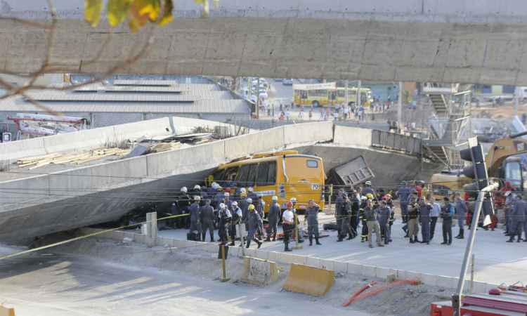 Em depoimento, réus da queda do viaduto na Av.Pedro I negam responsabilidades - Beto Magalhães/EM/D.A Press