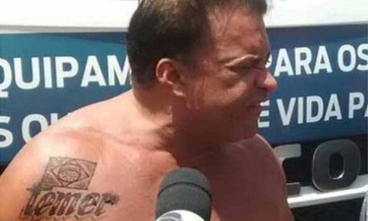 Deputado que tatuou Temer no próprio corpo é  processado no Conselho de Ética - Divulgação