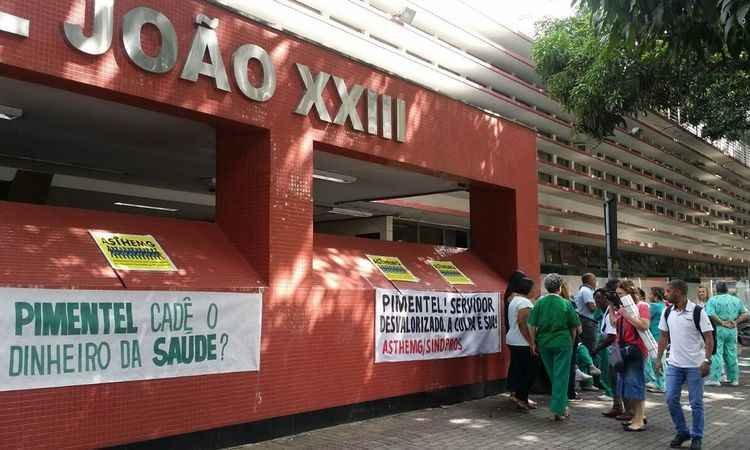 Médicos paralisam e cobram pagamento de vencimentos no João XXIII - Paulo Filgueiras: EM/DA Press