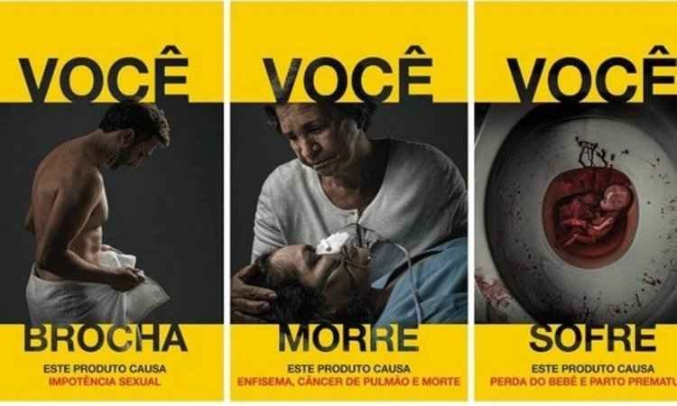 Anvisa divulga novas advertências para maços de cigarro - Reprodução