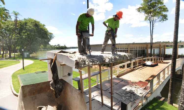 PBH começa obras recomendadas pela Unesco no conjunto moderno da Pampulha - Beto Novaes/EM/DA Press