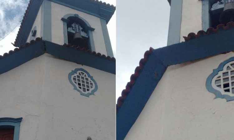 Fachada de igreja histórica em Mariana é interditada - Divulgação