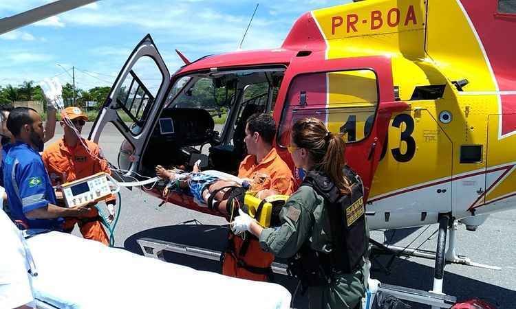 Criança é internada no Hospital João XXIII após ser picada por escorpião - Corpo de Bombeiros/Divulgação