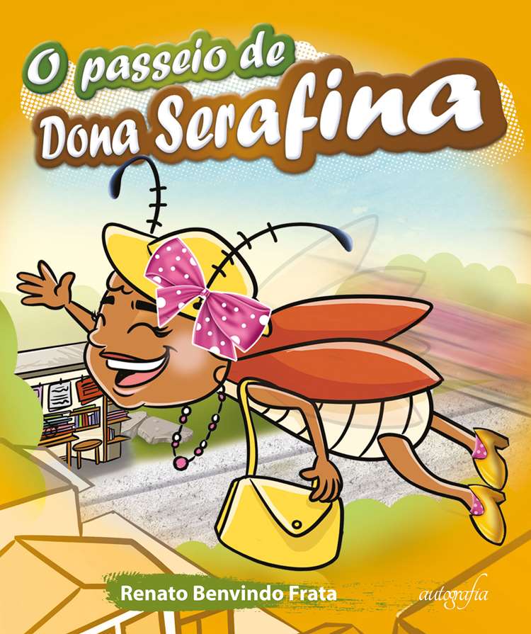 Renato Benvindo Frata ensina público infantil com livro ilustrado ?O passeio de Dona Serafina? - Dino