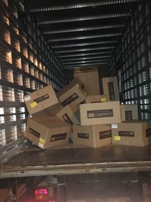 PMs recuperam carga de R$ 200 mil em calçados no Centro-Oeste de Minas - PMMG/Divulgação