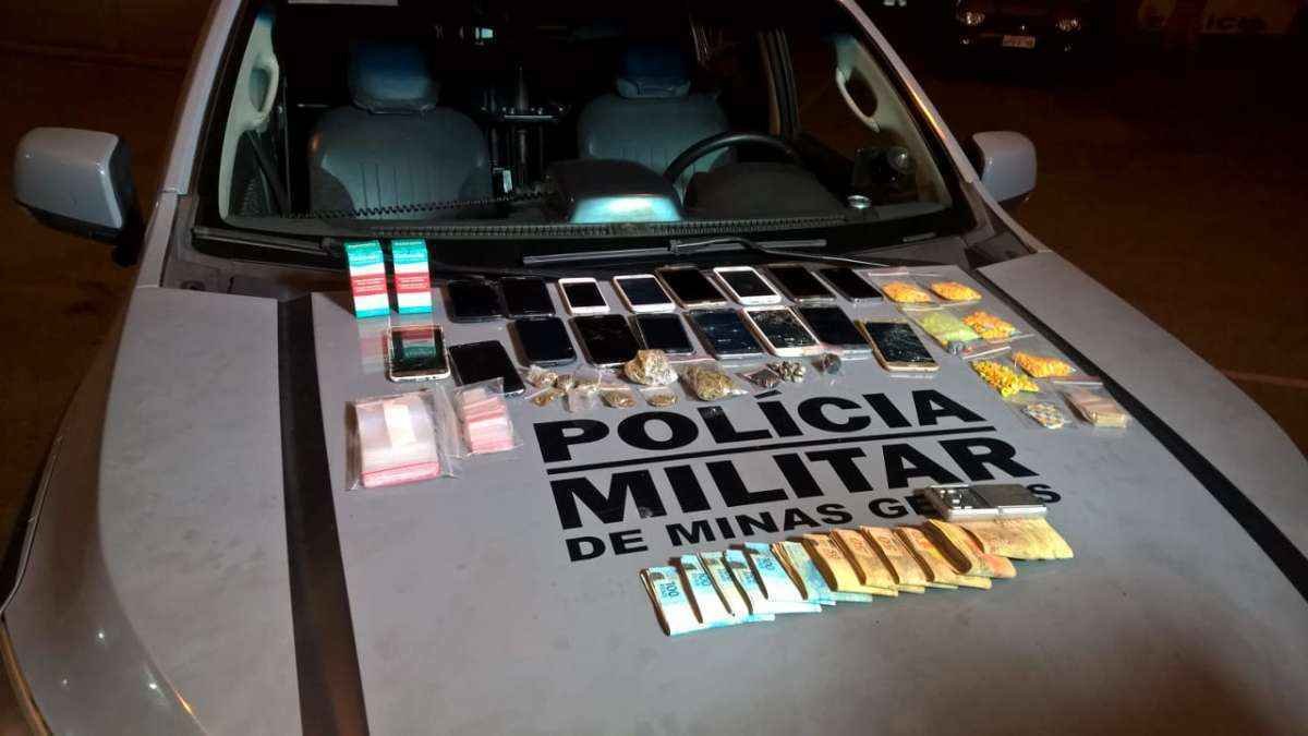 Polícia prende quadrilha que vendia alucinógeno e drogas sintéticas no carnaval de BH - Polícia Militar/ Divulgação 