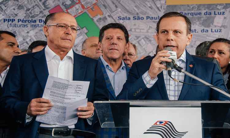 Alckmin diz não haver pressa para escolha de candidato em SP - Foto: LEON RODRIGUES/SECOM