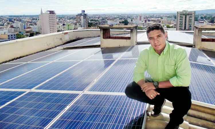 Consumidores mineiros investem em energia solar para reduzir a conta de luz - Luiz Ribeiro/EM/D.A.Press