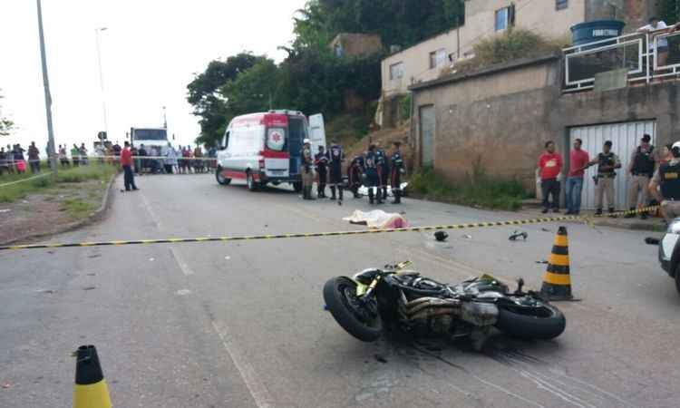 Batida entre duas motos deixa dois mortos na MG-030 em Nova Lima - Polícia Militar Rodoviária/ Divulgação 