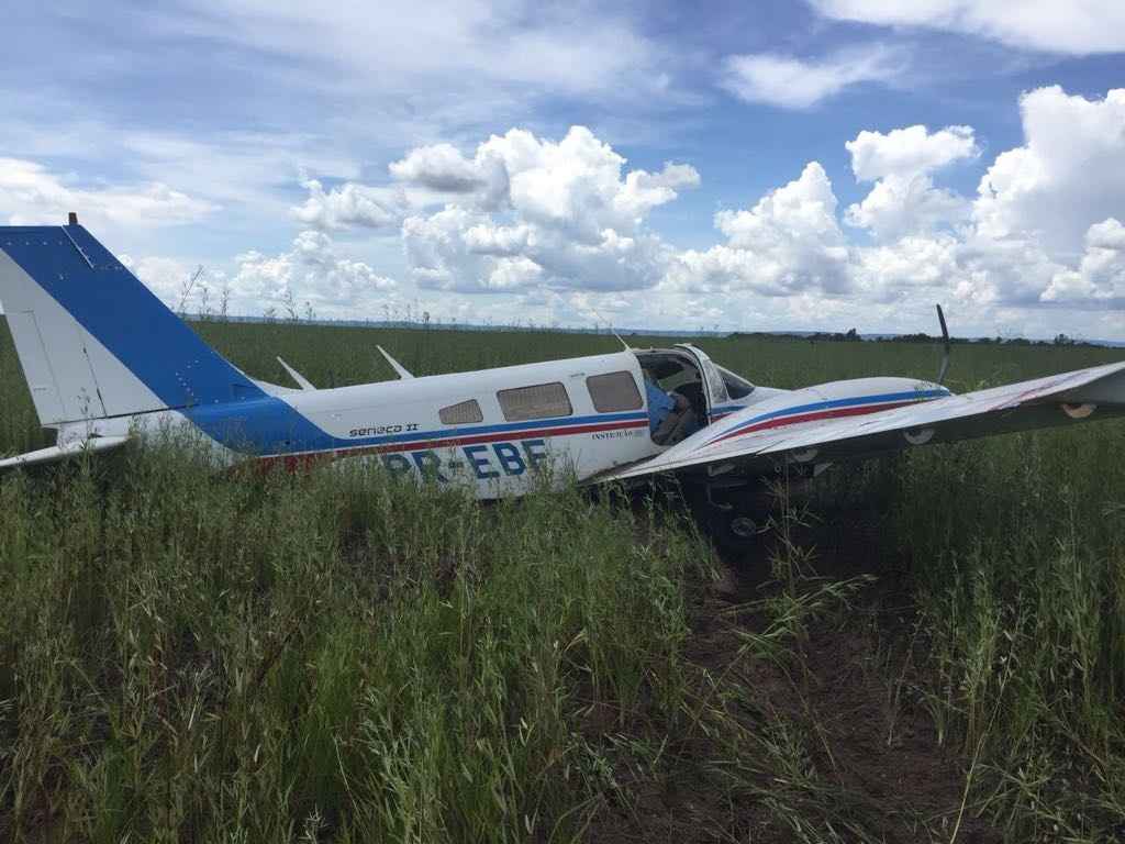 Avião com meia tonelada de cocaína é interceptado em Mato Grosso - Força Aérea Brasileira/Divulgação