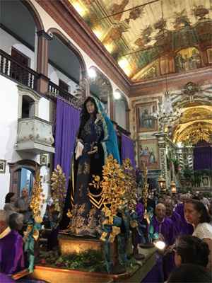 Procissão do encontro emociona fiéis em Santa Luzia: veja programação da semana santa hoje - Marco Aurélio Fonseca/Esp. EM