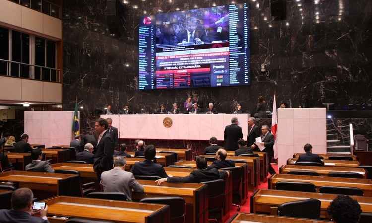 Nove deputados estaduais mudaram de partido na Assembleia de Minas - Edésio Ferreira/EM/D.A Press