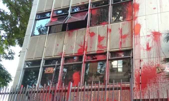 PF investiga pichação em prédio de Cármen Lúcia em BH  - Divulgação 