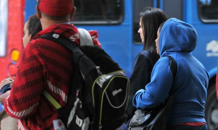 Massa de ar frio deve manter sensação térmica em torno de 10ºC em BH até sexta-feira - Jair Amaral/EM/D.A Press